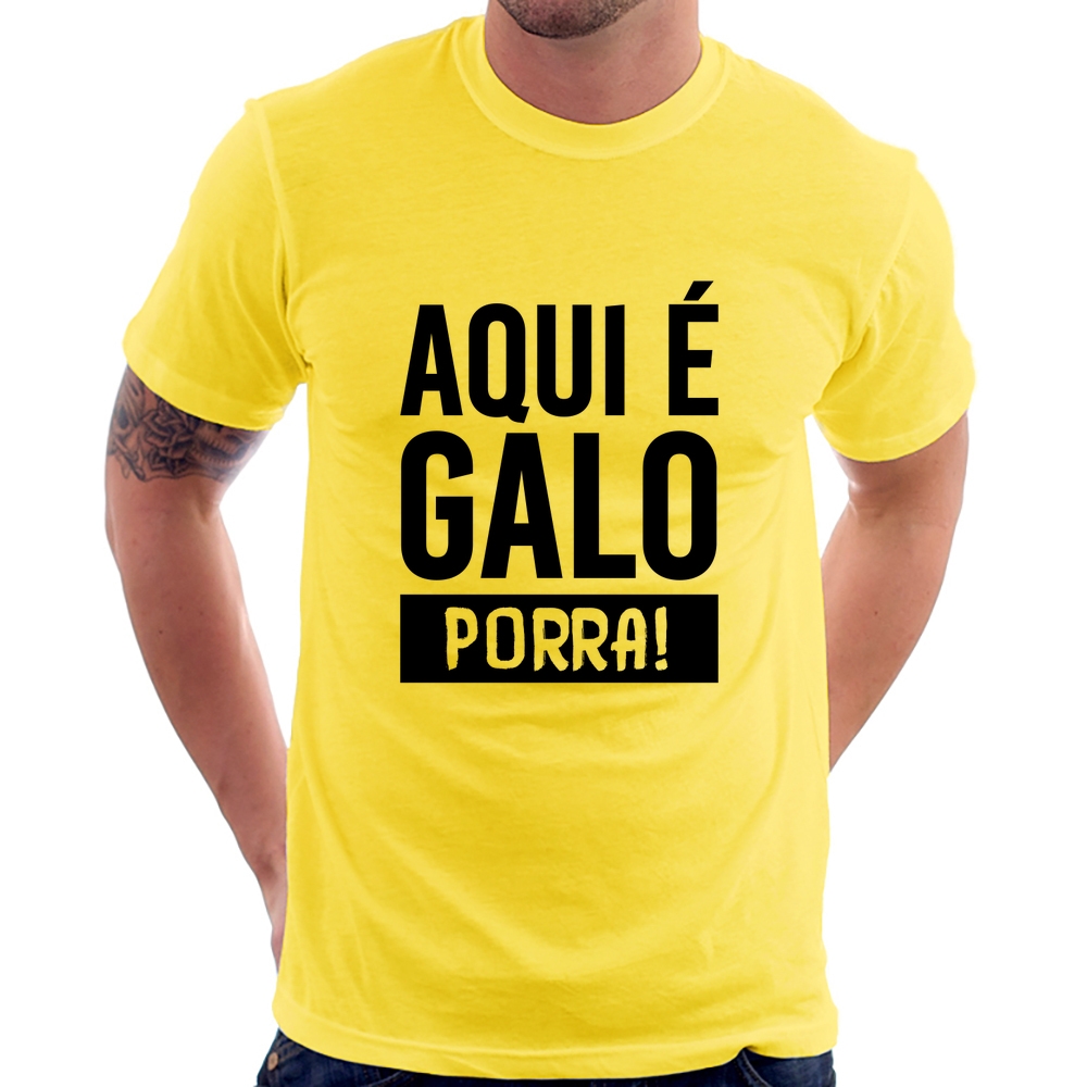 Camiseta Aqui é galo