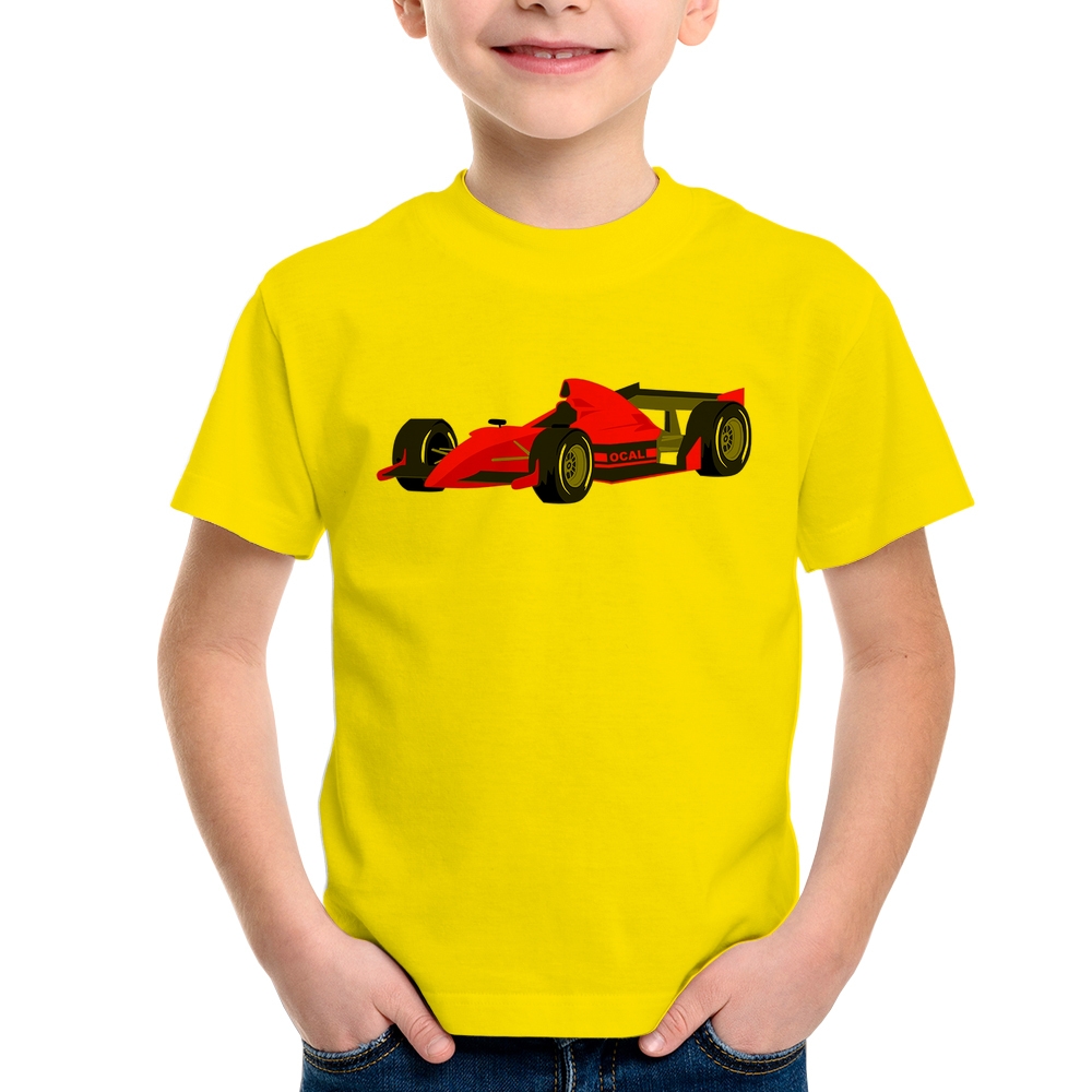 Camiseta Infantil Carro de Corrida