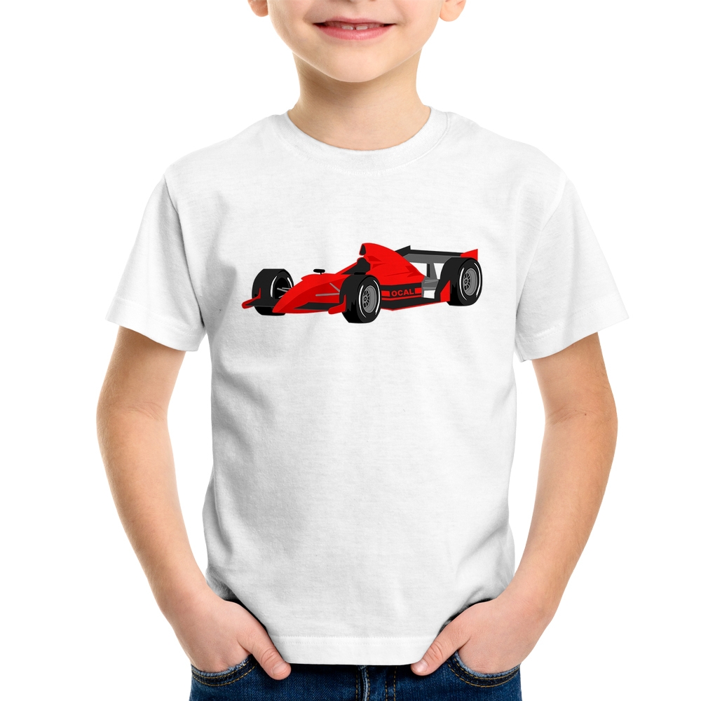 Camiseta Infantil Carro de Corrida