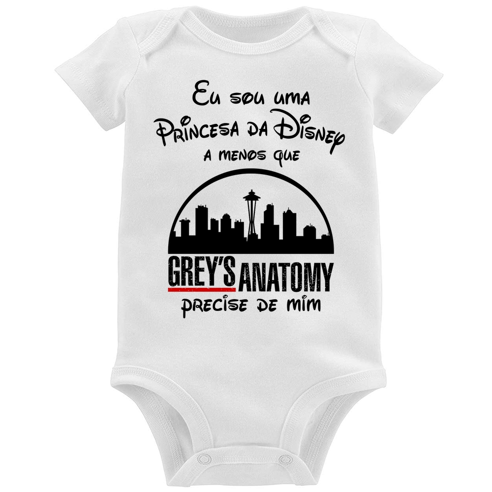 Body Bebe Eu Sou Uma Princesa Da Disney A Menos Que Grey S Anatomy Precise De Mim
