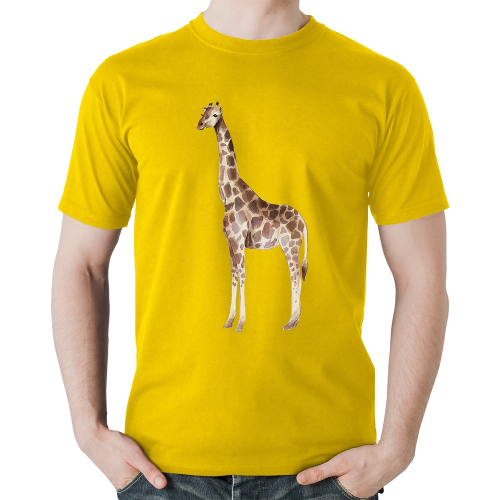 camiseta animal amarela