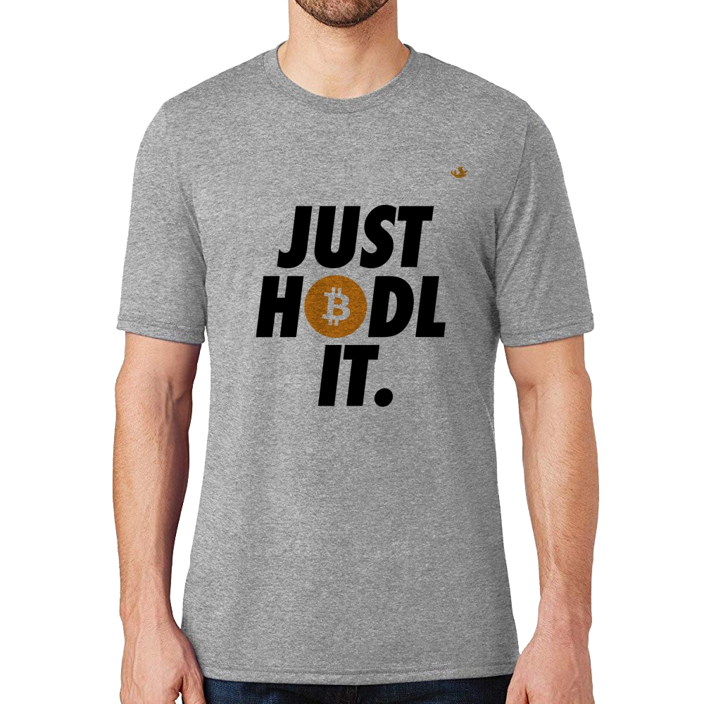 camiseta just hodl it