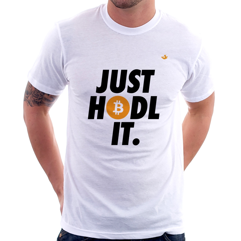 camiseta just hodl it