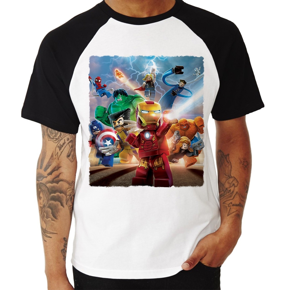 camiseta lego marvel