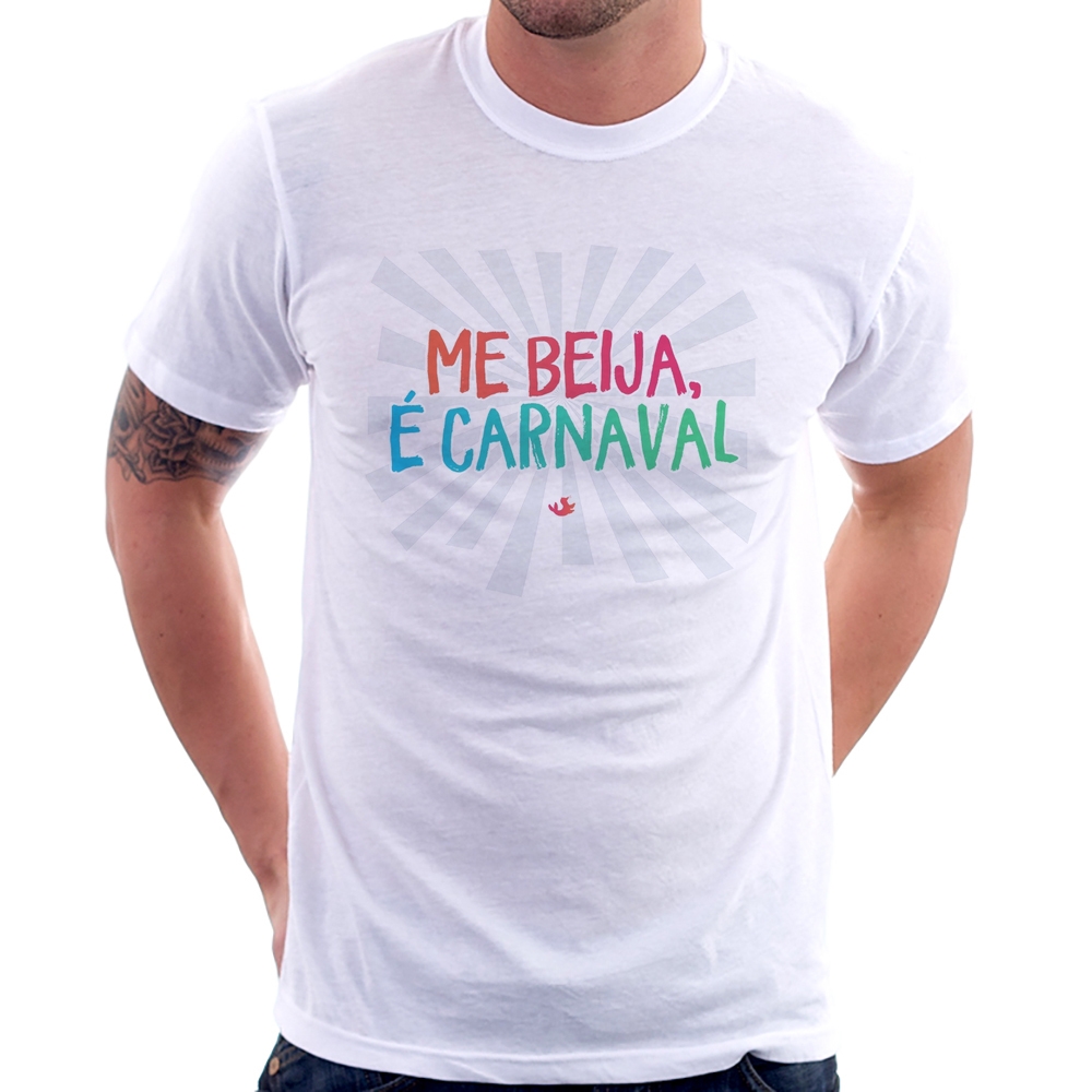 Camiseta Me Chama de Trio Elétrico e Vem Atrás - Carnaval Pride Bras