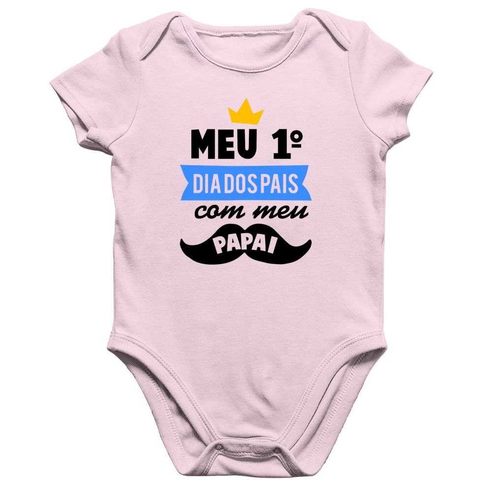 Body Bebê Menino Meu Primeiro Dia Dos Pais Com Meu Papai na