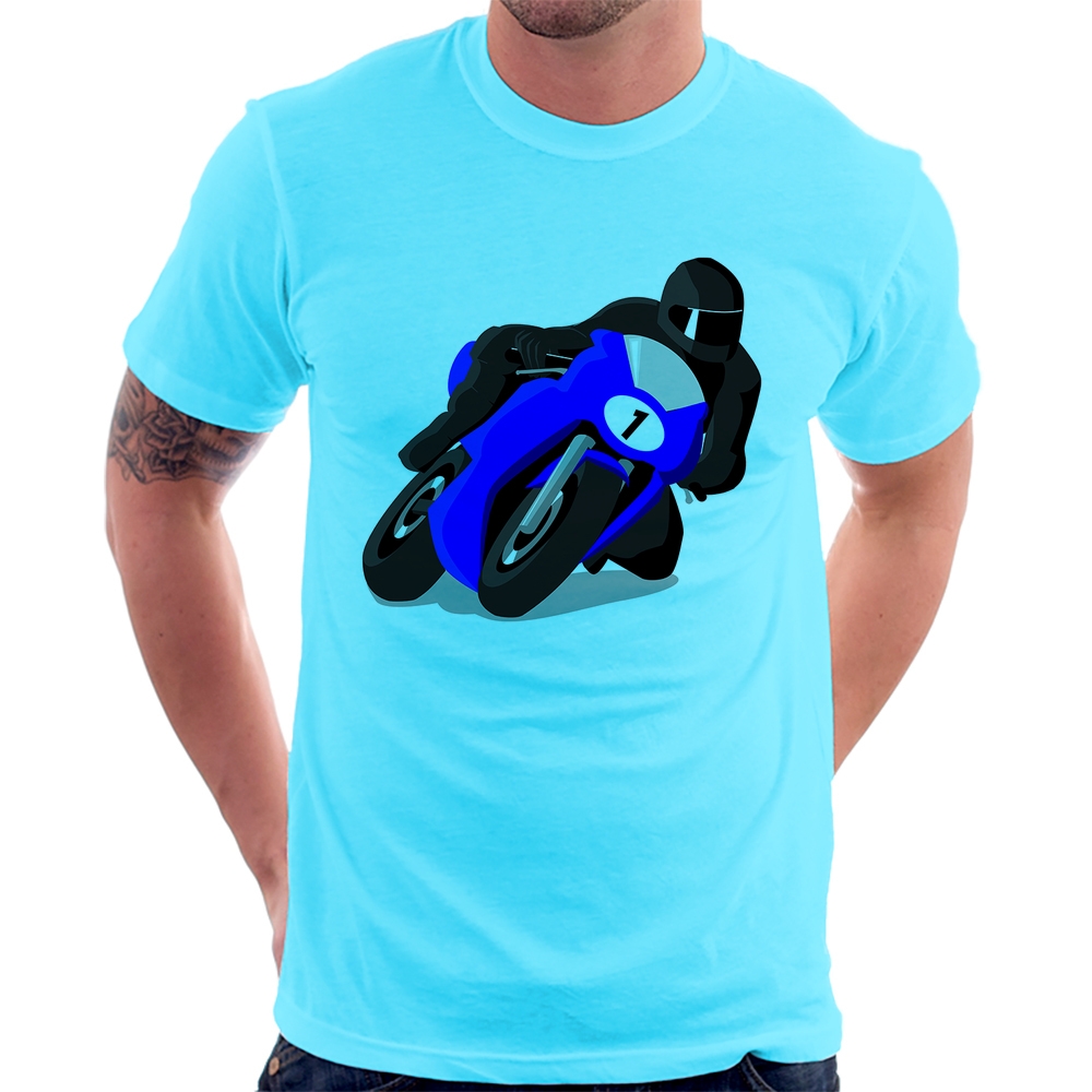 Camiseta Infantil Moto Corrida