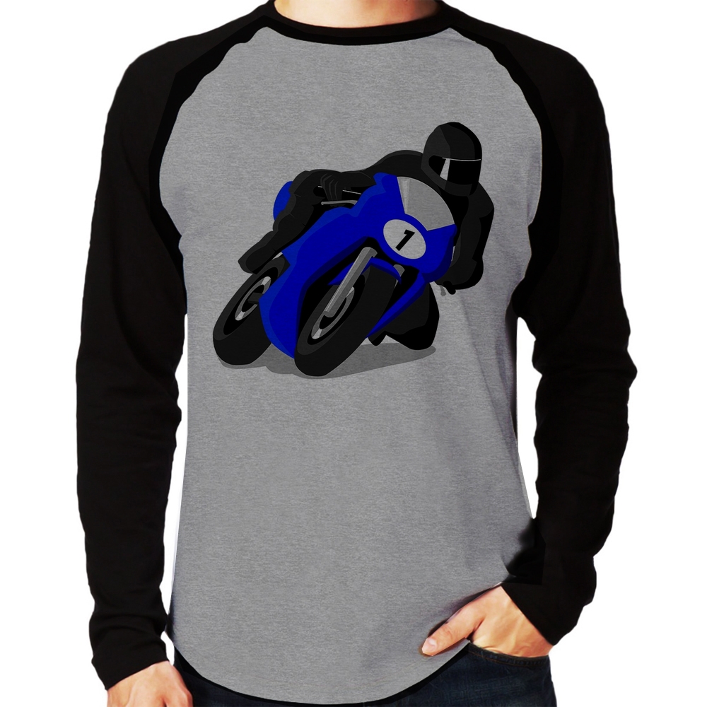 Camiseta Infantil Moto Corrida