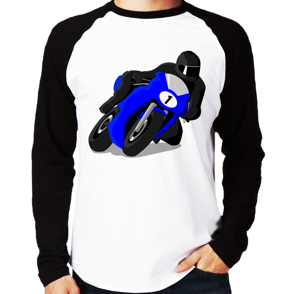 Camiseta Infantil Moto Corrida