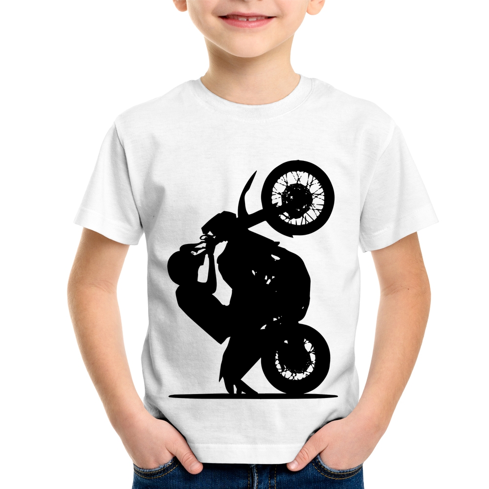 Camiseta Desenho Moto Motocicleta Masculina