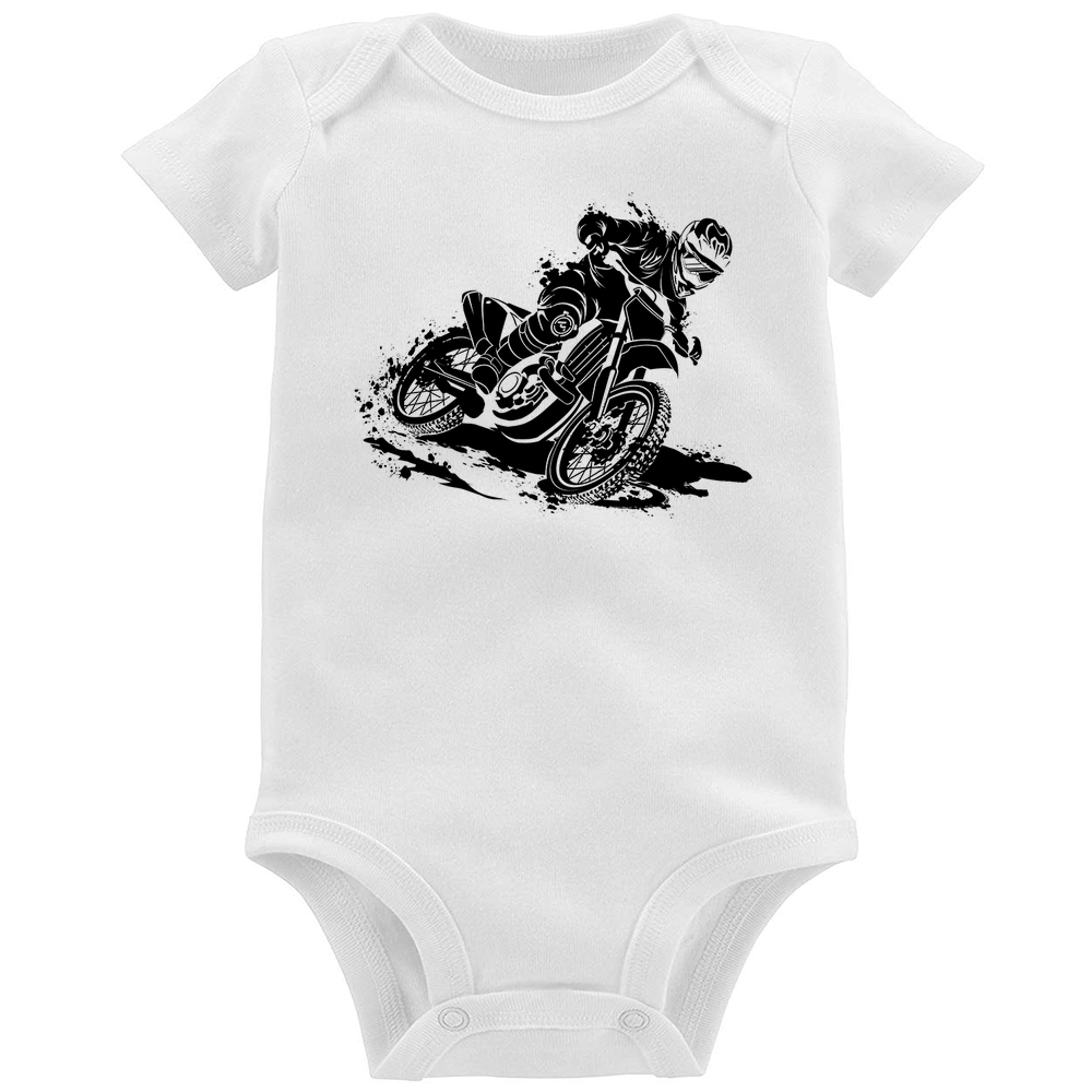 Body Para Bebê Motocross Wheeler Dirt Bike Baby Bodyfato