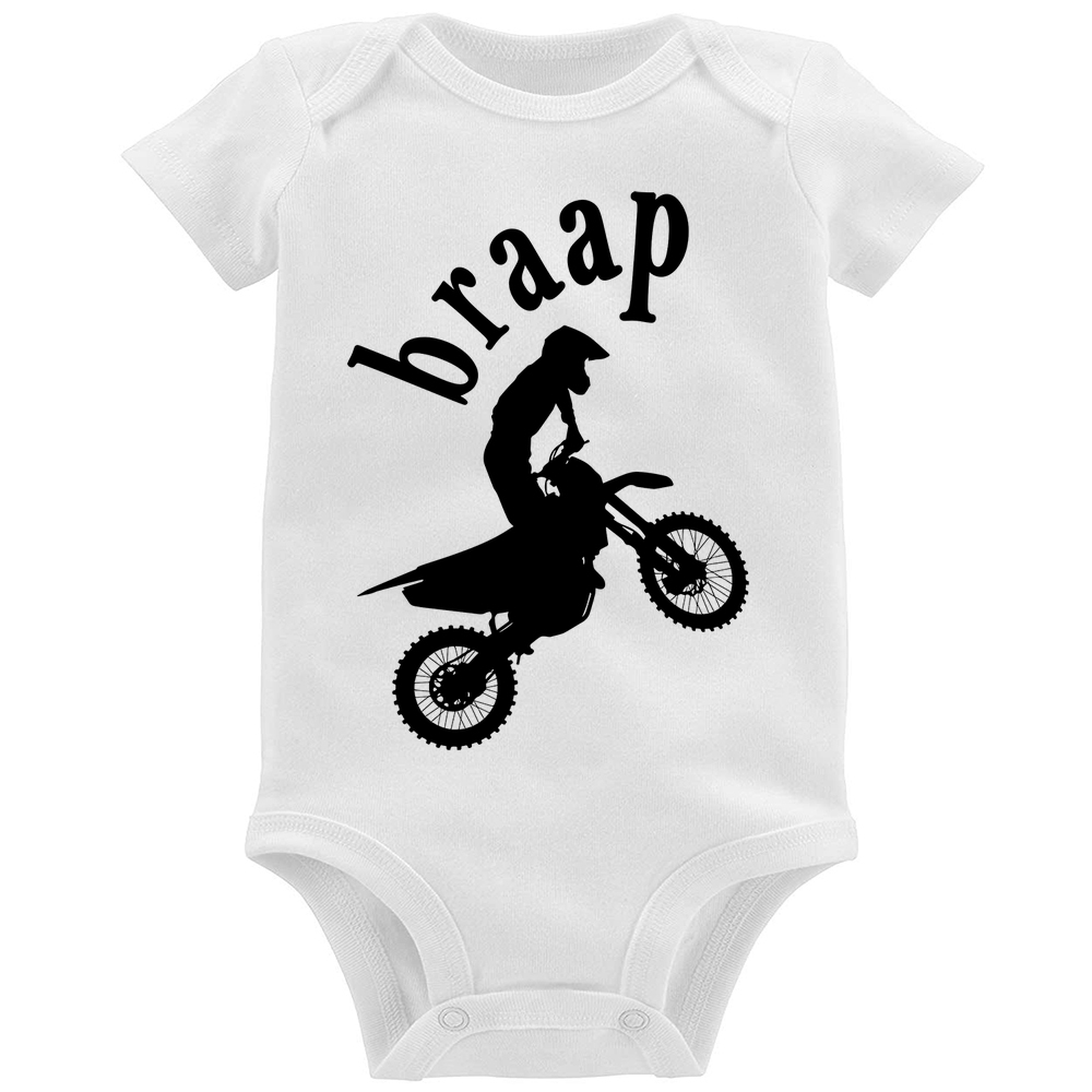 Body Para Bebê Motocross