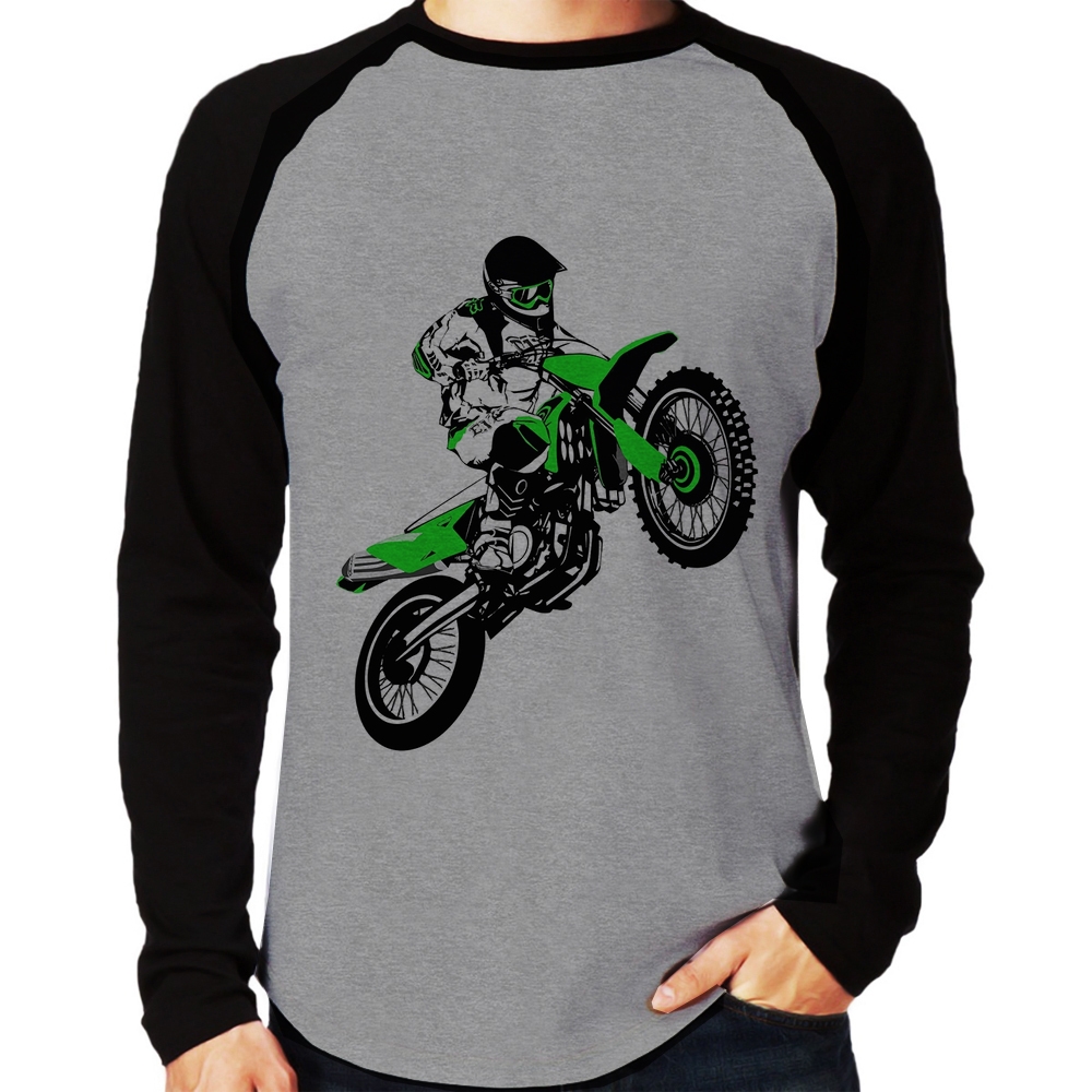 camisa manga longa motocross