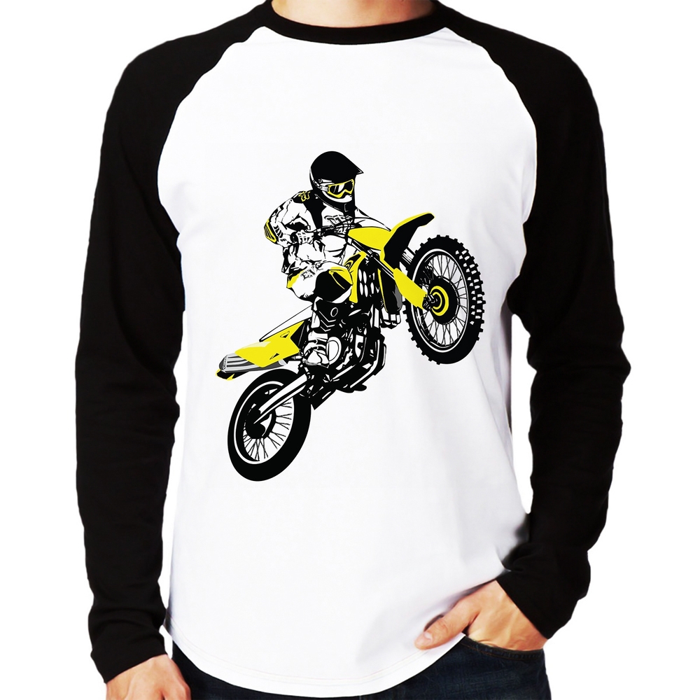 camisa manga longa motocross