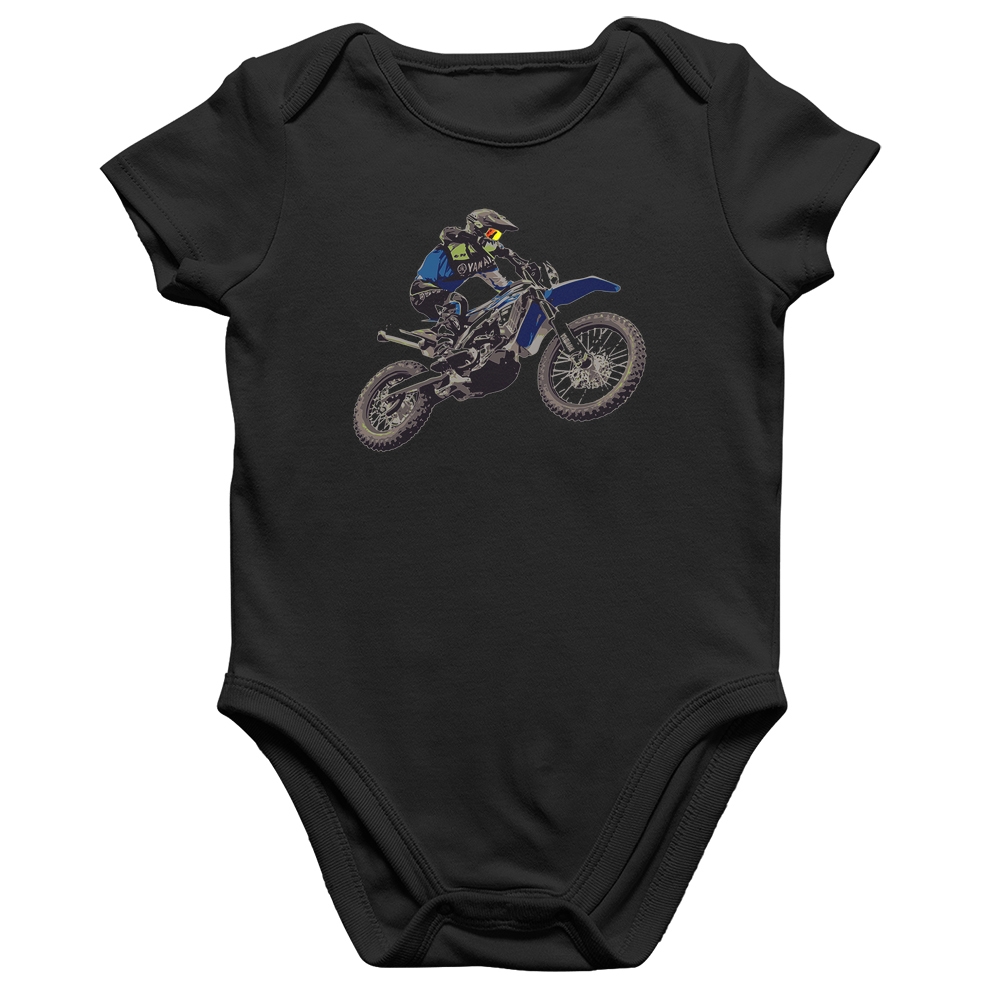 Body Bebê Algodão Motocross Manobra Freestyle