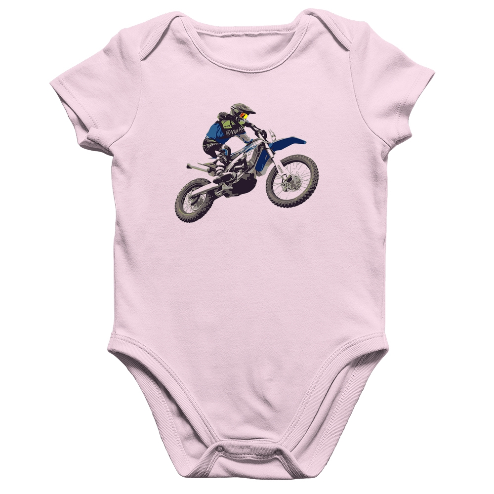 Body Bebê Algodão Motocross Manobra Freestyle