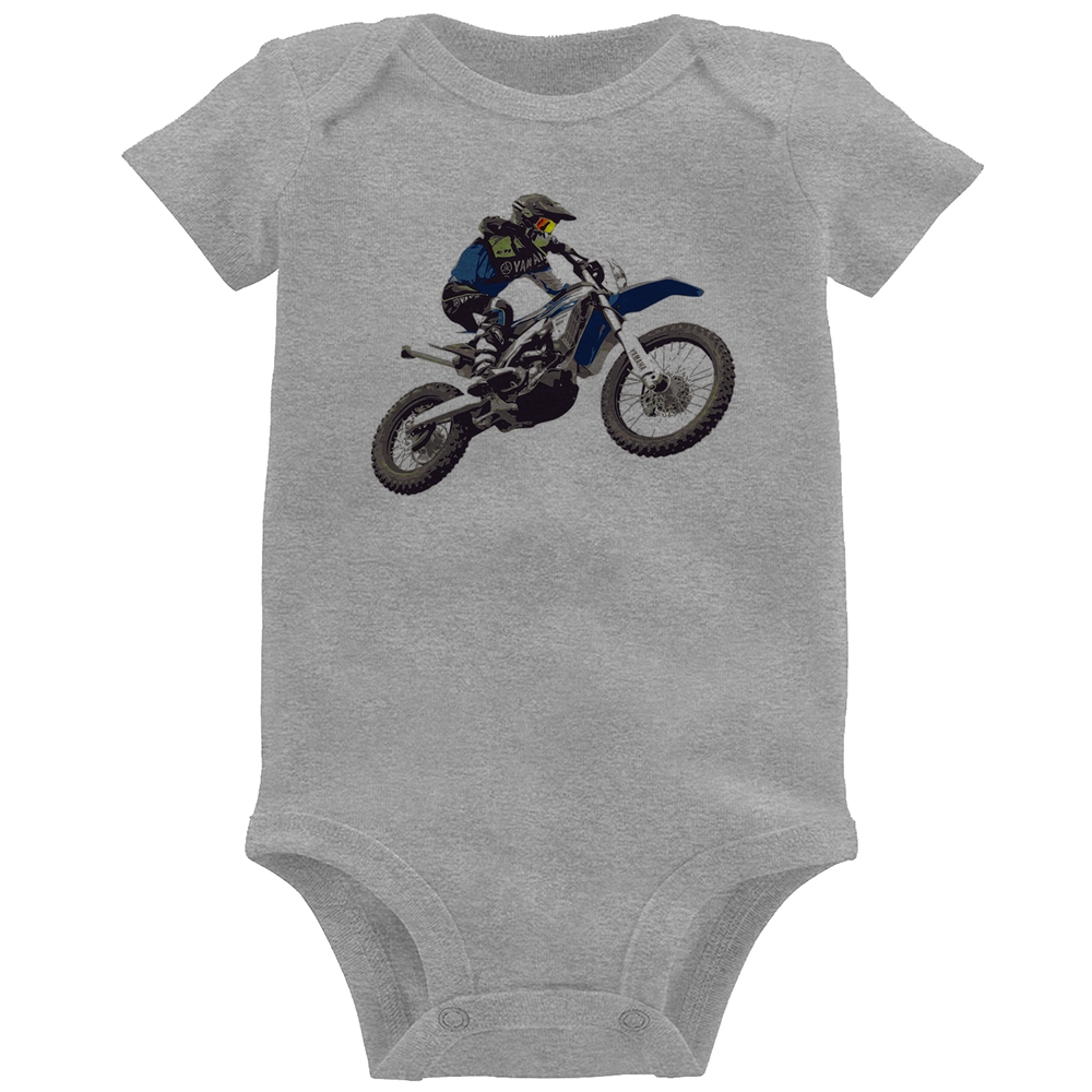 Body Bebê Algodão Motocross Manobra Freestyle