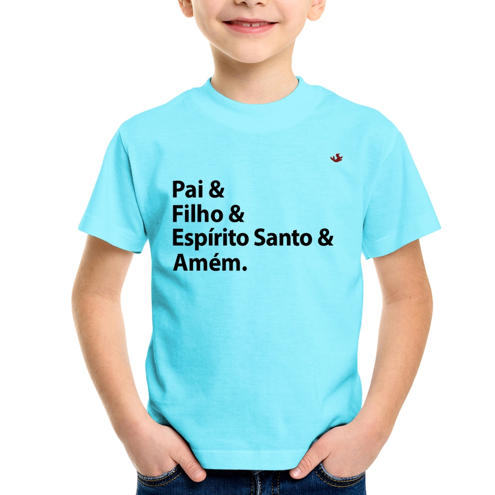 Camiseta Infantil Frases Biblica