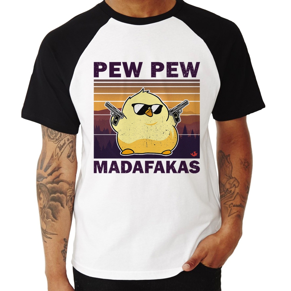 camiseta pew pew madafakas