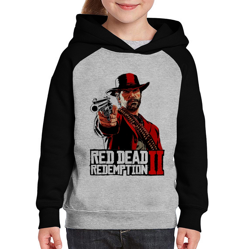 red dead 2 moletom com capuz