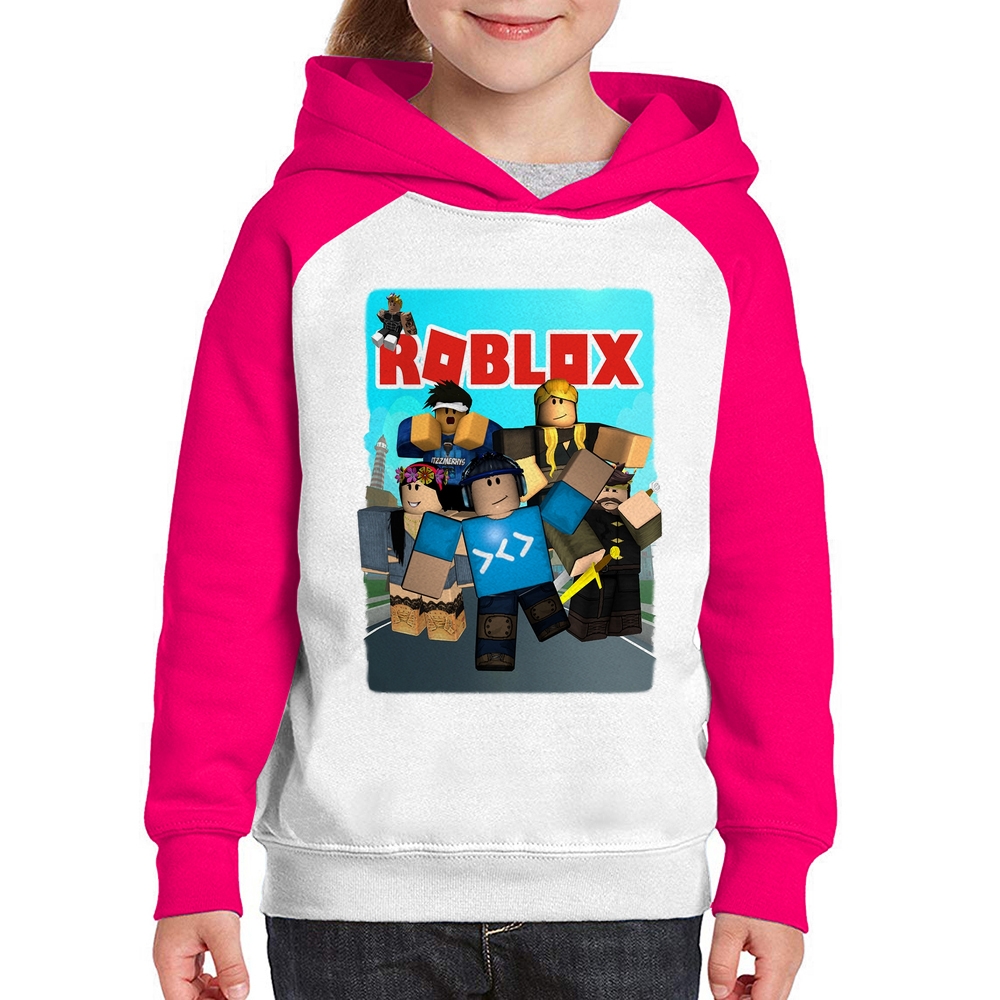 rainbow moletom com capuz roblox
