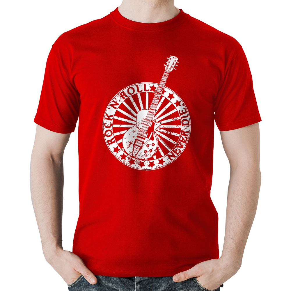 Camiseta Raglan Rock n Roll Save My Life, 100% Algodão - Roquenrou