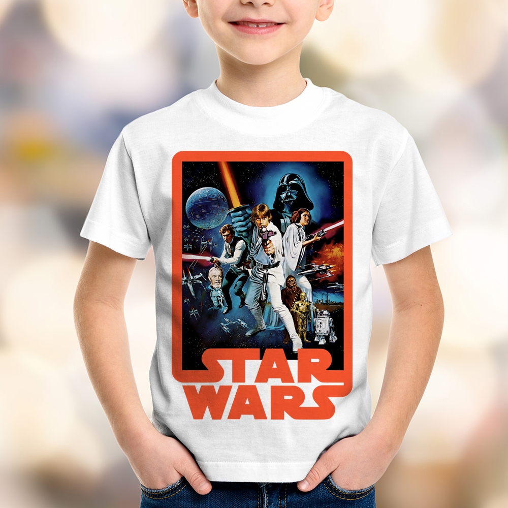 camiseta infantil star wars