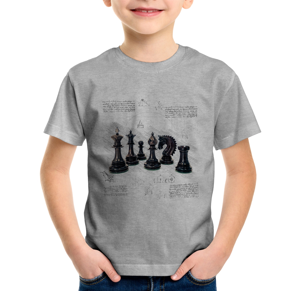 Camiseta Infantil Campeões mundiais de xadrez
