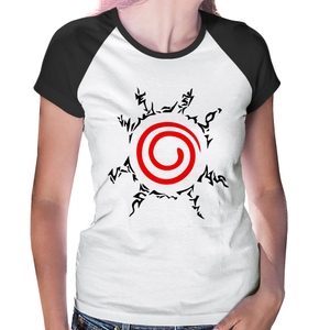 Camiseta Raglan Naruto Shippuden Selo