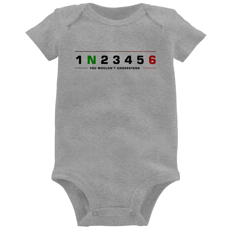 Body Bebê 1 N 2 3 4 5 6 You Wouldn't Understand - Cinza