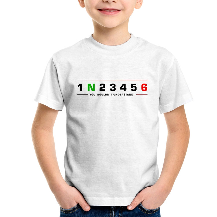 Camiseta Infantil 1 N 2 3 4 5 6 You Wouldn't Understand
