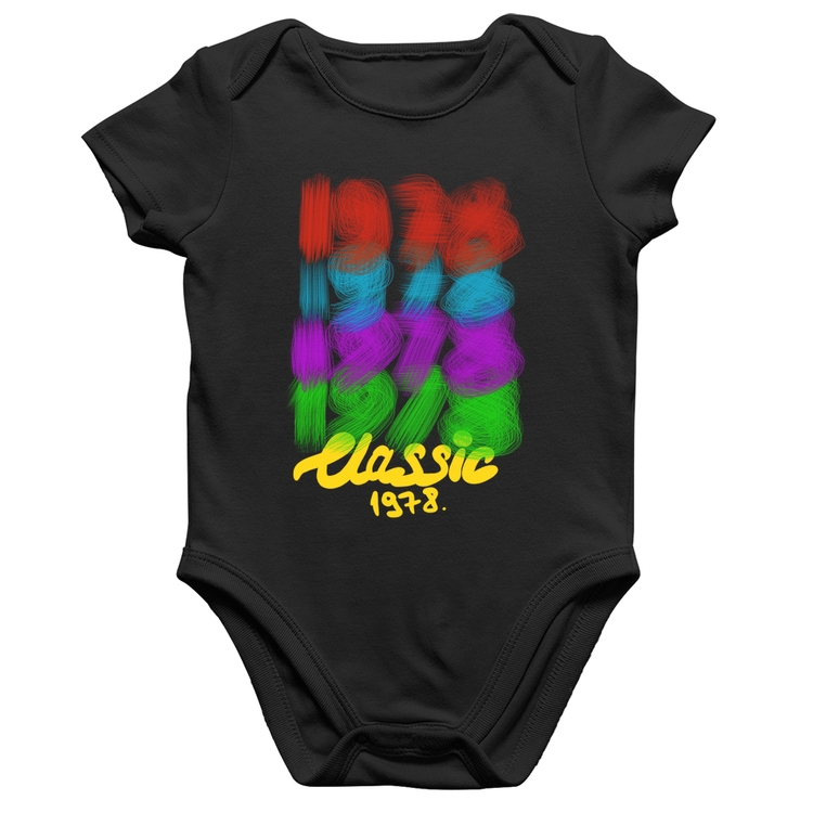 Body Bebê Algodão 1978 Classics