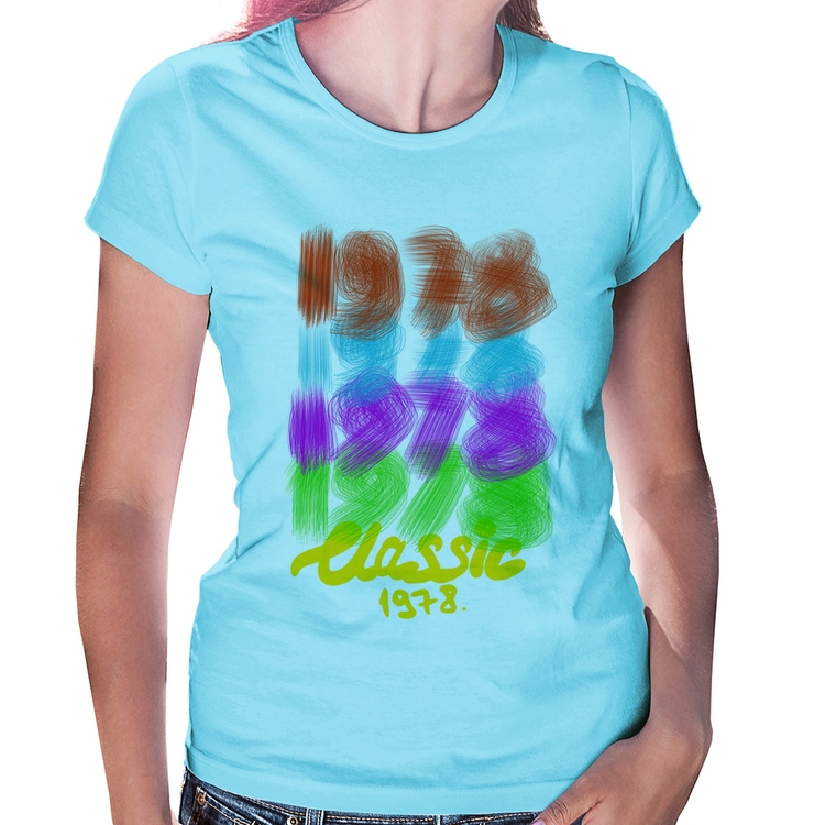 Baby Look 1978 Classics - Azul Bebê