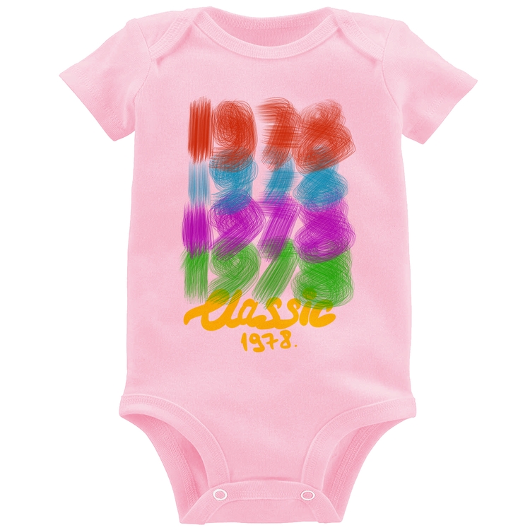 Body Bebê 1978 Classics - Rosa Bebê