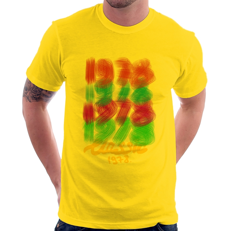 Camiseta 1978 Classics - Amarela
