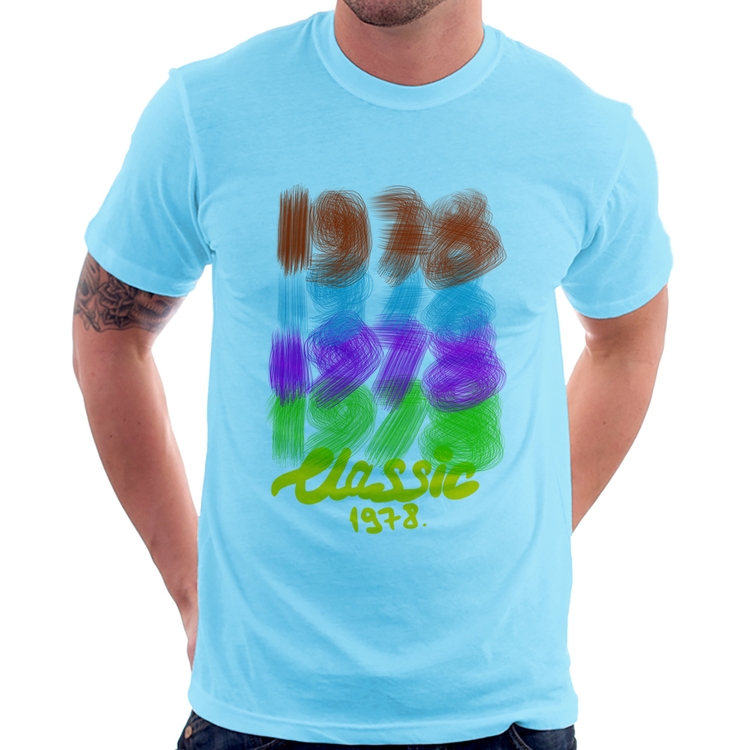 Camiseta 1978 Classics - Azul Bebê