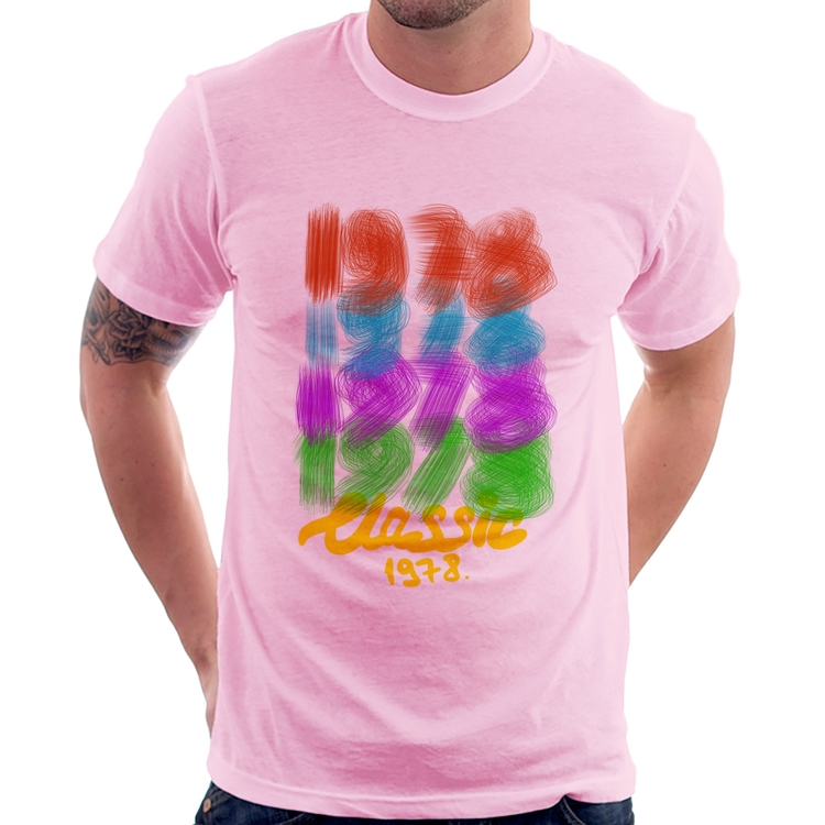 Camiseta 1978 Classics - Rosa Bebê