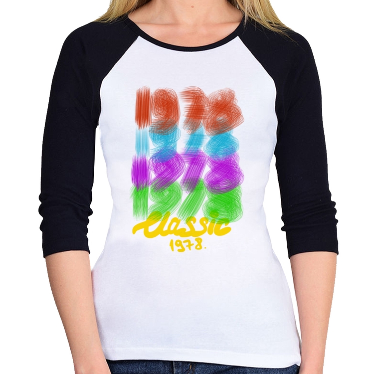 Baby Look Raglan 1978 Classics Manga 3/4