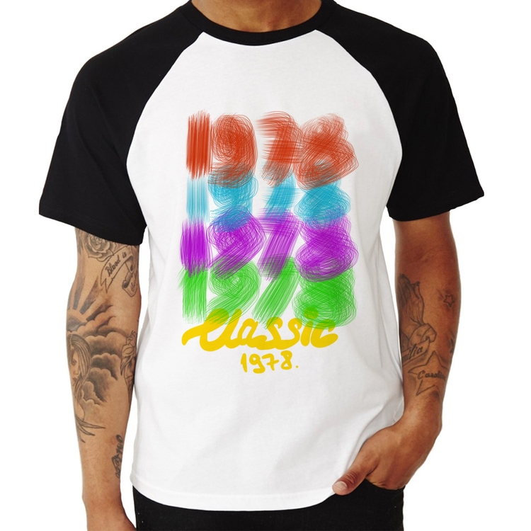 Camiseta Raglan 1978 Classics