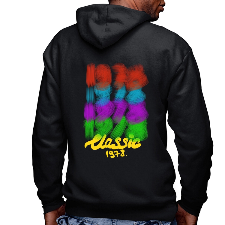 Blusa Moletom 1978 Classics Masculina com Capuz e Zíper