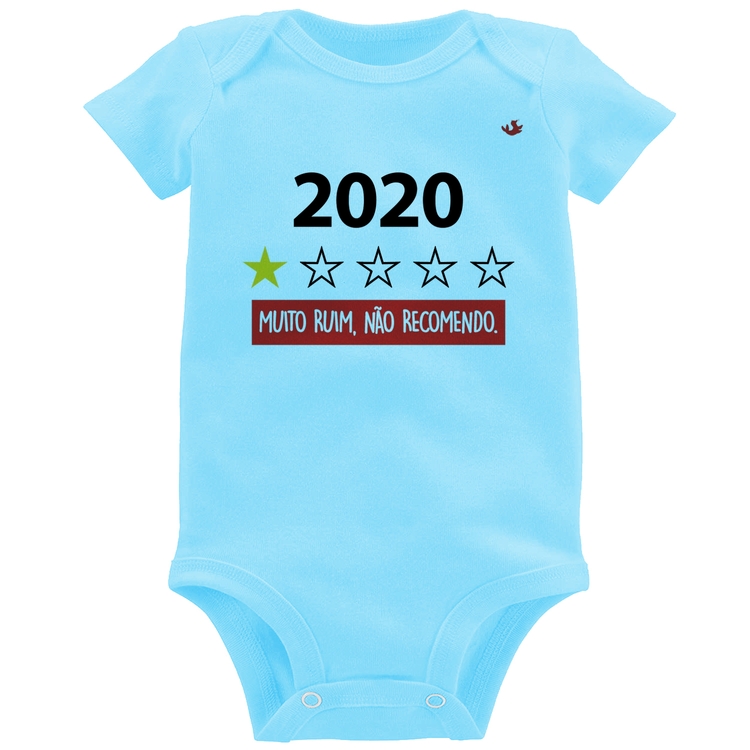 Body Bebê 2020 - Muito ruim, não recomendo. - Azul Bebê