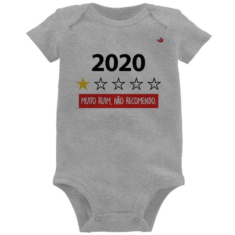 Body Bebê 2020 - Muito ruim, não recomendo. - Cinza