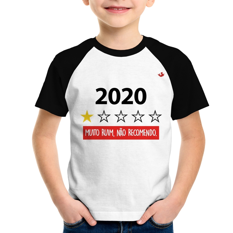 Camiseta Raglan Infantil 2020 - Muito ruim, não recomendo.