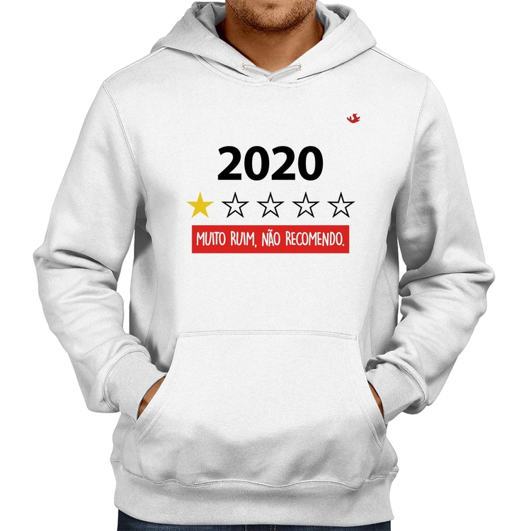 Moletom 2020 - Muito ruim, não recomendo. - Branco