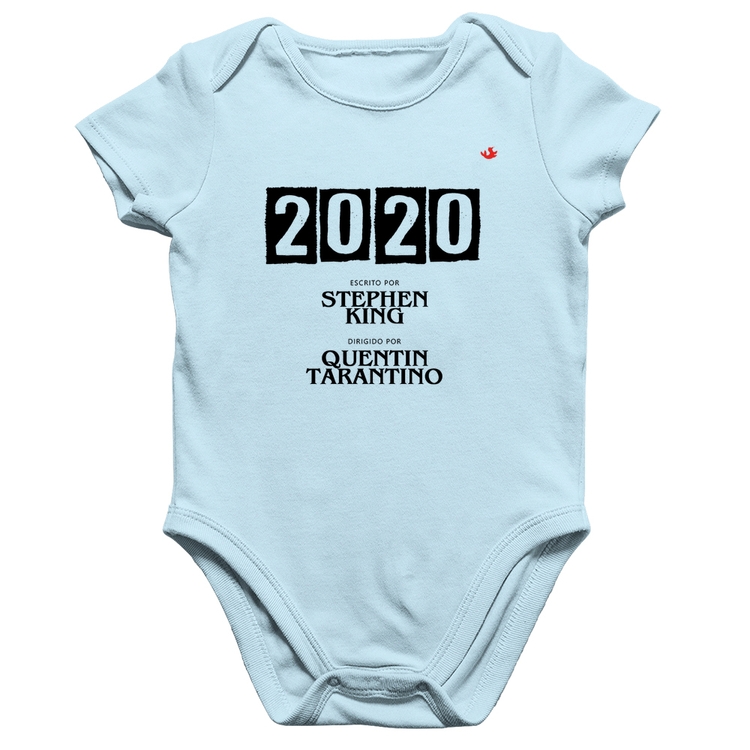 Body Bebê Algodão 2020 o Filme - Azul Bebê