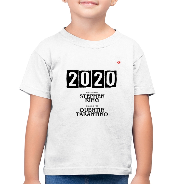 Camiseta Algodão Infantil 2020 o Filme - Branca