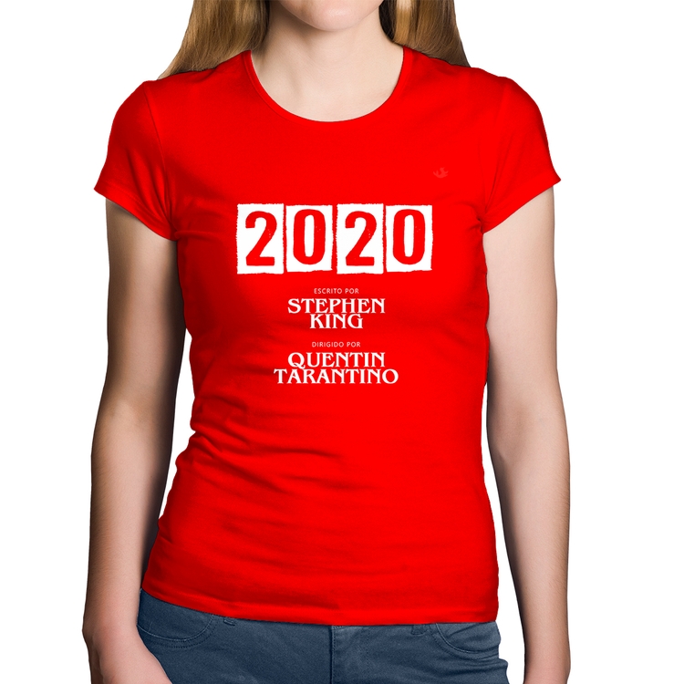 Baby Look Algodão 2020 o Filme - Vermelha