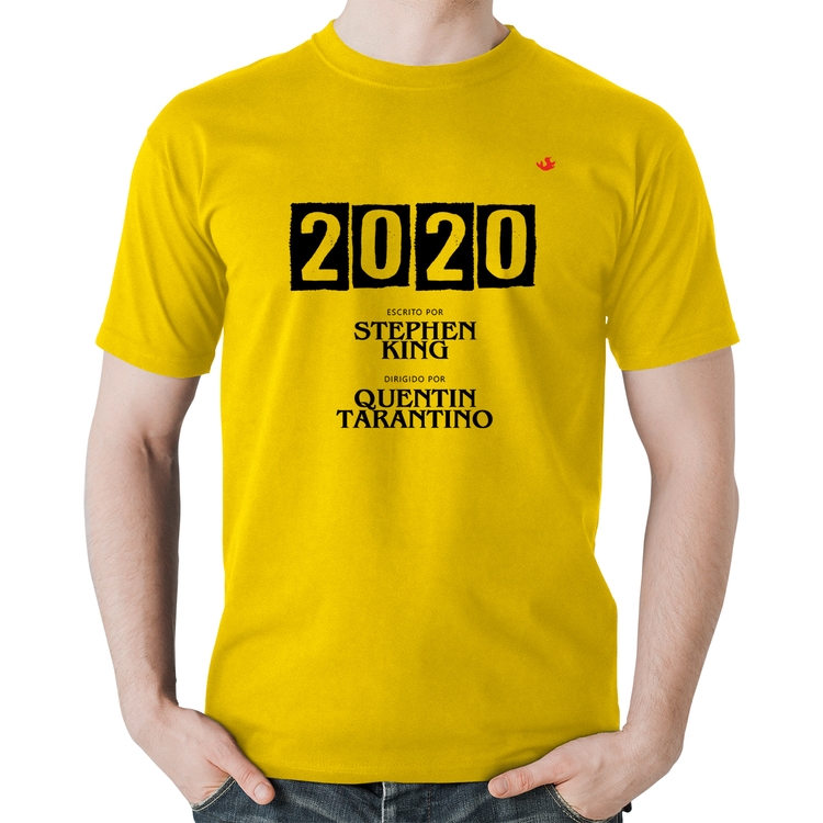Camiseta Algodão 2020 o Filme - Amarela