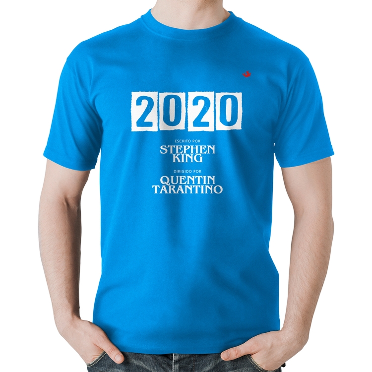 Camiseta Algodão 2020 o Filme - Azul