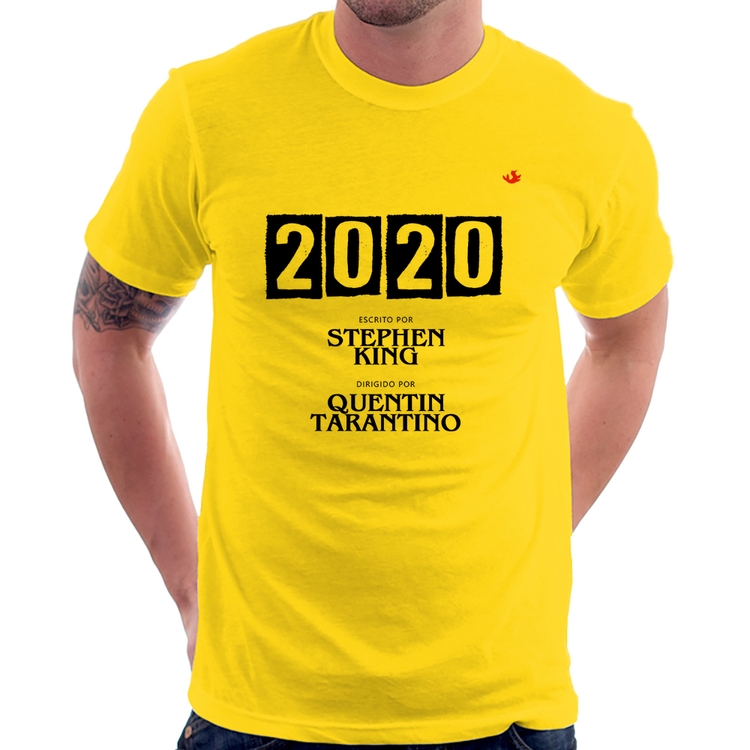 Camiseta 2020 o Filme - Amarela
